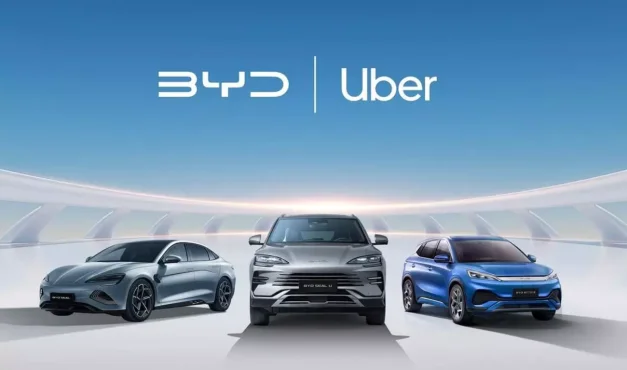 BYD Uber заказал 100 000 электрокаров BYD вместо Tesla. 