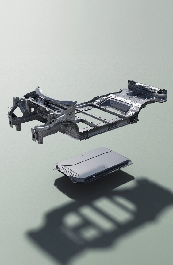 BYD YUAN UP Технология CTB  (Cell to Body)