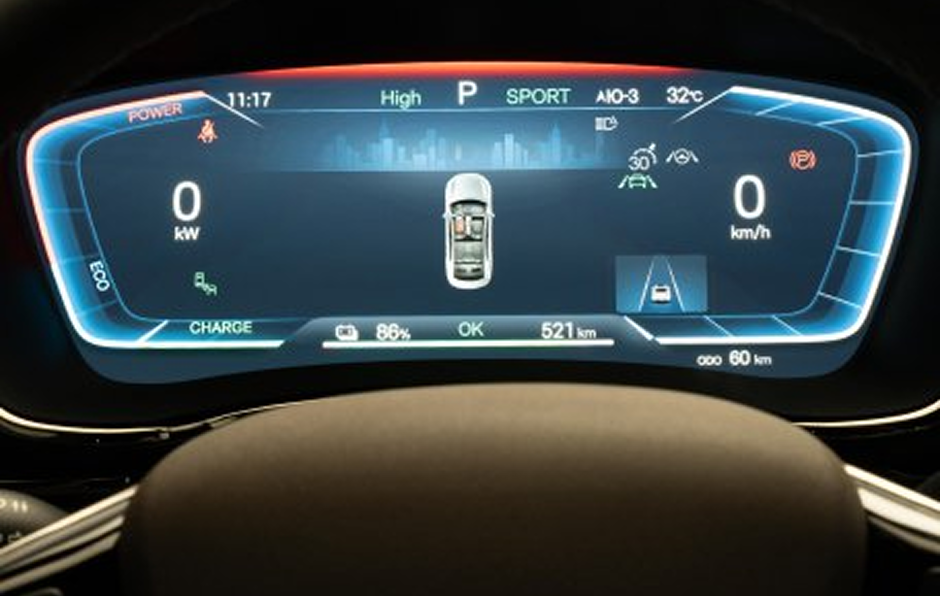 Ақылды W-HUD дисплейі